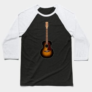 John Fahey Bacon & Day Sunburst Acoustic Guitar Baseball T-Shirt